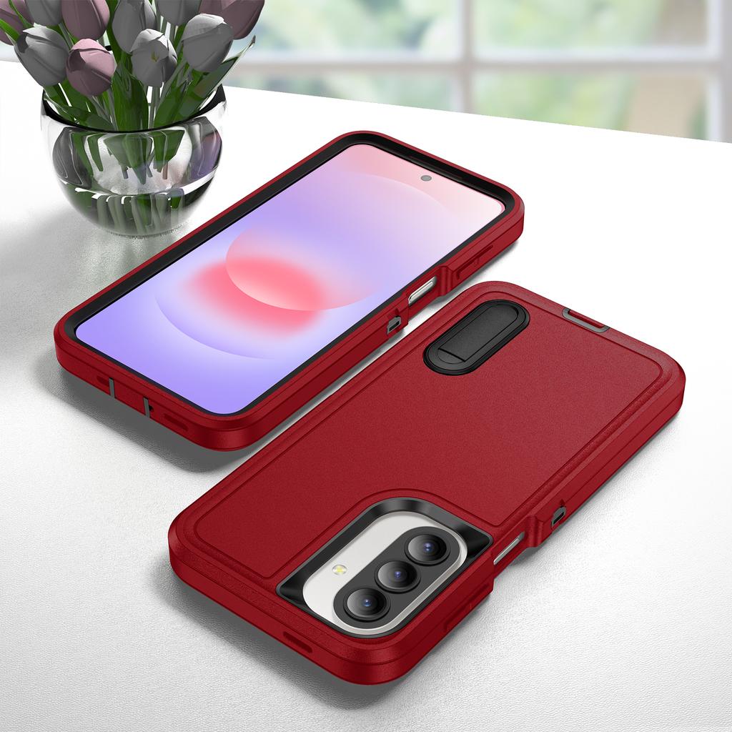 Anti-Shock Stand Phone Case for Samsung Galaxy S26 Ultra S25 FE S24 S23 S22 S21 Plus A27 A17 A37 A56 A36 A26 A16 A06 5G Cover