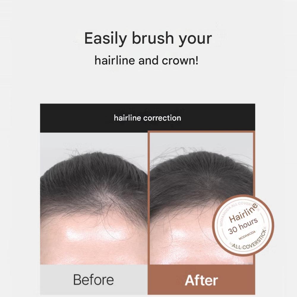 Modamoda Pokrycie siwych włosów Ciemny brąz