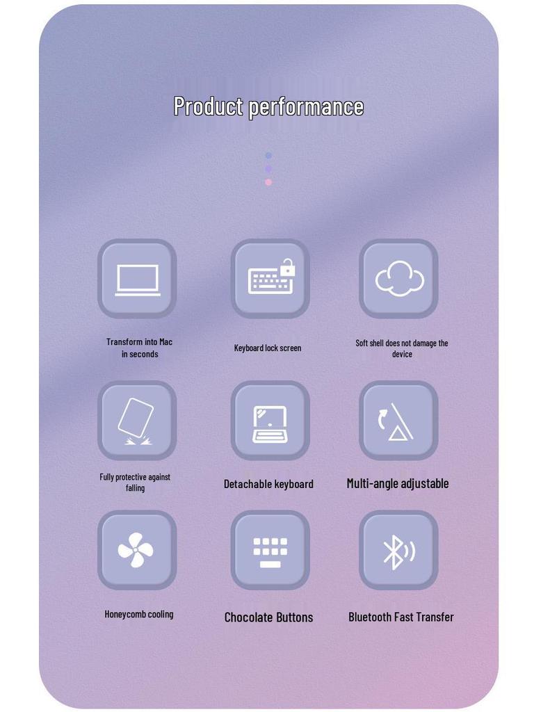 2024 Vivopad AirPad Bluetooth Keyboard & Tablet Case for 11"/12.1"