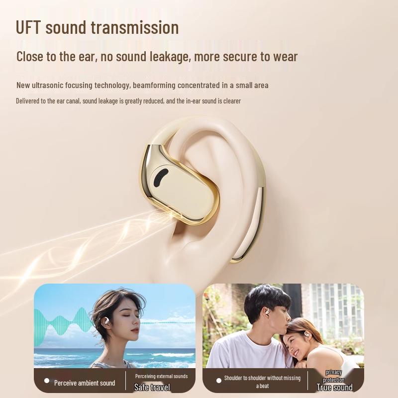 Cross-border M76 Open-Ear Wireless Bluetooth Bone Conduction Running Headphones