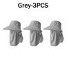 Full Coverage Sun Hat with Face Mask and Neck Protection Outdoor Hunting Fishing Cap for Men Women Hiking Camping