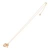 TIFFANY&Co. 750 Return to Love Heart Tag Key Diamond Necklace Yellow GoldUsed