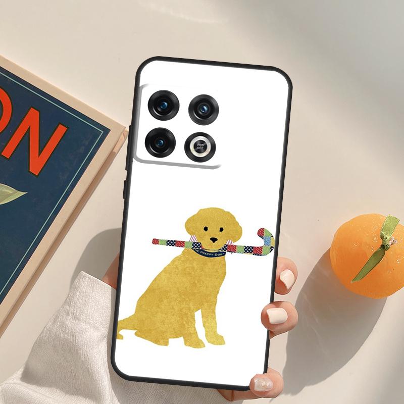 Cute Labrador Retriever Case For OnePlus 12R 13R 13T 10R 15 13 12 11 10T 8T Nord CE 4 3 2 Lite N20 N30 Nord 5 Cover
