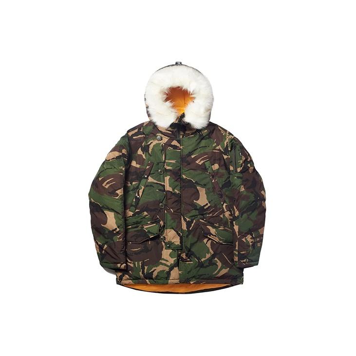 Palace Pertex P-3B Parka With Reflective Back Logo And Nylon Hooded Down Jacket Unisex Outerwear Camo PAL-FW19-039