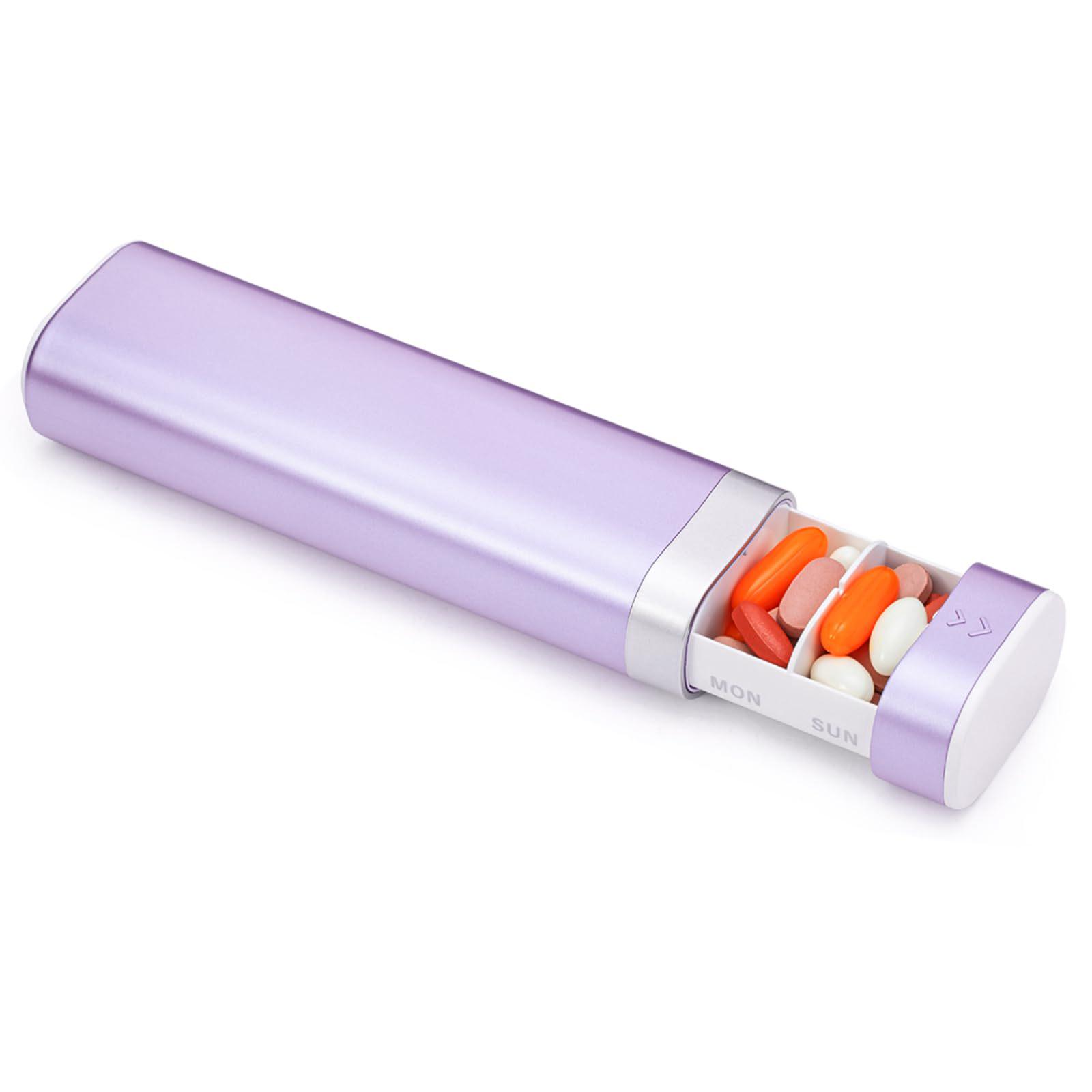 

Popular Convenient 7-Compartment Pill Dispenser: Food-Grade PP, Moisture-Proof, Sealed Storage Box 180 x 50 x 30 mm