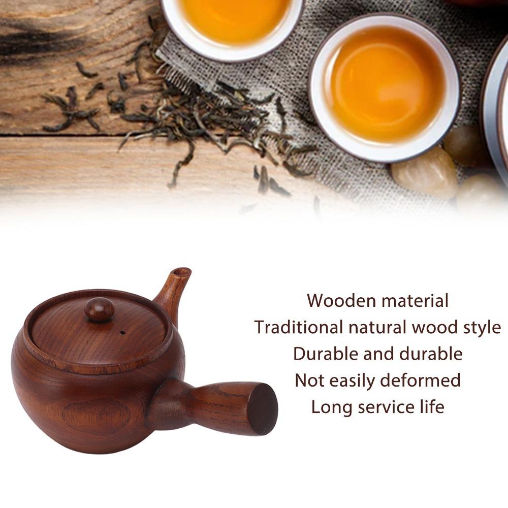 Durable Construction Wood Tea Kettle Traditional Chinese Loose Leaf Teapot  Restaurant Use