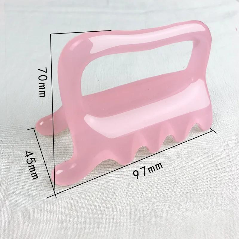 

Большой инструмент для массажа фасций Массажер для целлюлита для целлюлита Миофасциальное расслабление Шея Спина Смола Триггерная точка Массажер розовый