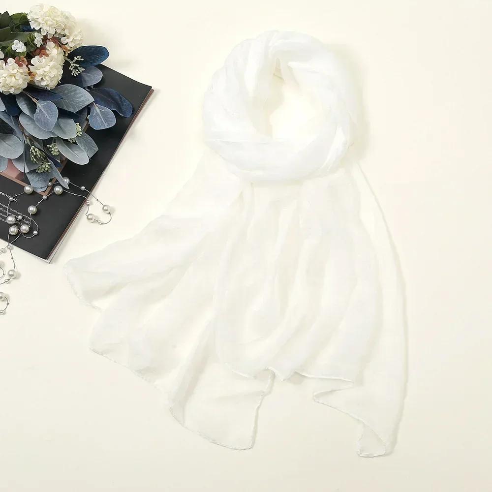 Oversize Chiffon Women Summer Shawl Sleeves Sun Protection Turban Wrap Scarf Beach Towel Bikini Cover up Pareo Sarong Bandana