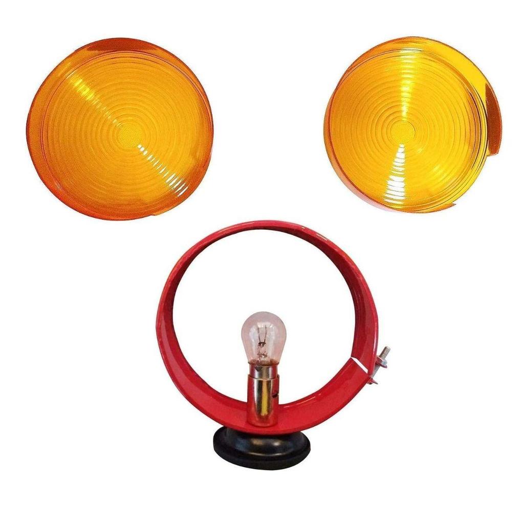 Pair of Butlers Style Side Indicator Lamps – Trailer Lights with 12V Bulbs | Suitable for BMC, Ford, Bedford & Commercial Trucks