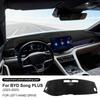 Flannel Car Dashboard Cover For BYD Song PLUS 2023-2025 Dash Mat Board Pad Carpet Dashmat Anti-UV Mats Auto Interior Accessories