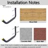 1/2/4 Stuks Heavy Duty Garagehaak 100 lbs Wandmontage Metalen Gereedschapshanger Kajaks Fiets Ladder Tuin Elektrisch Gereedschap Organizer Hangend Opbergrek
