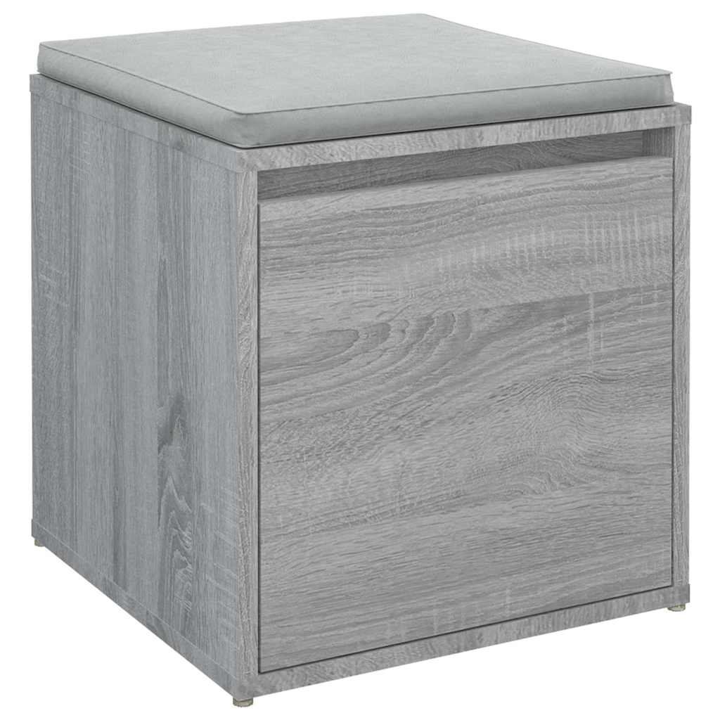 vidaXL Schubladenbox Grau Sonoma 40,5x40x40 cm Holzwerkstoff