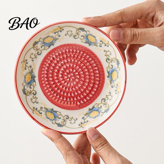 Grattugia e Ciotola per Aglio Piatto Grattugia in Ceramica Ciotola, Grattugia Manuale per Zenzero Frutta Piatto, Vassoio Multifunzione per Preparazione Mescolatura Servizio, Cucina Minimalista Moderna