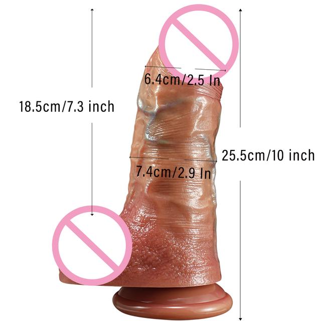 Dildo Super Enorme Giocattoli Sessuali Anali per Uomini Gay Lungo 10 Pollici Spesso 3 Pollici Dildo da Donna Pene Realistico Mostri Dildo Con Ventosa