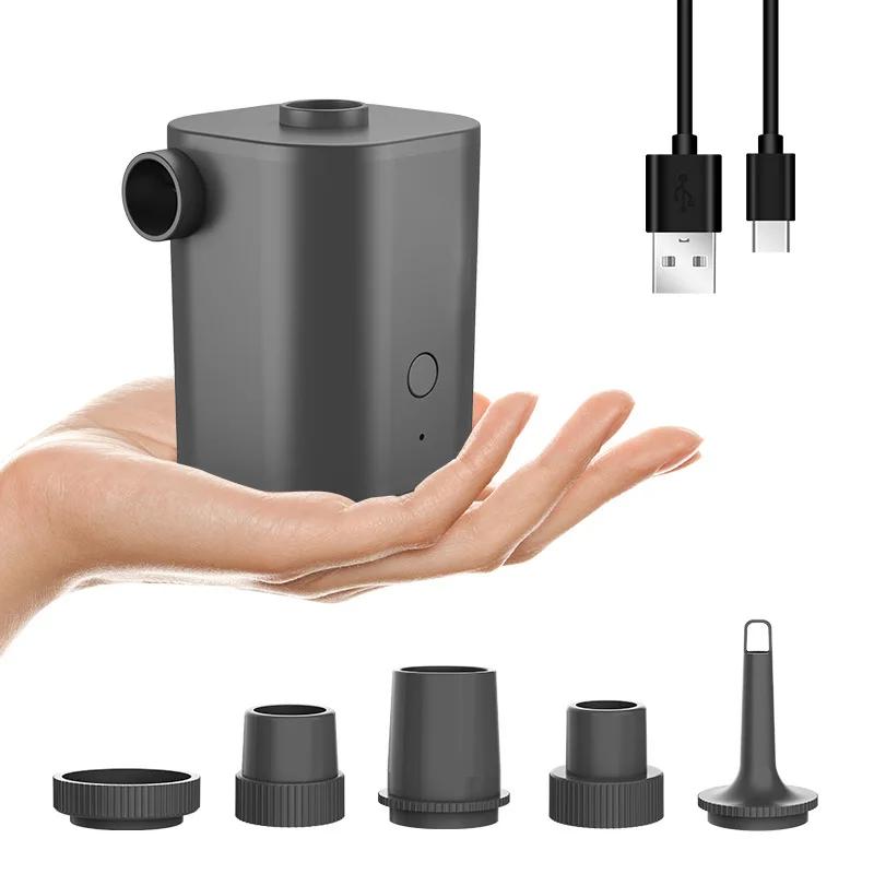 Electric Air Pump Portable Wireless Air Compressor Inflator/Deflator Pumps for Inflatable Cushions Air Beds Boat Swimming Ring