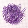 Colorful Plastic-Coated Paper Clips & Binder Clips - 28mm Office Desk Organizer