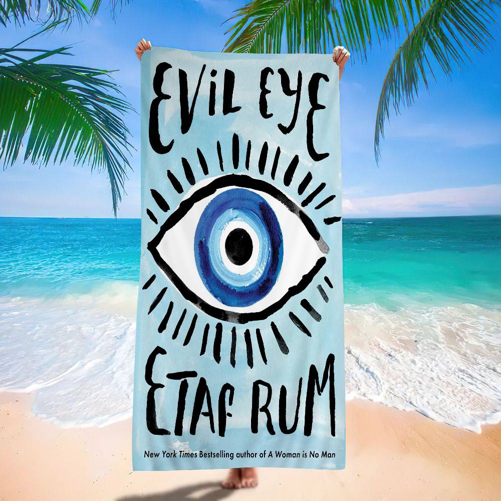 

Popular Lucky Blue Evil Eye Bath Towel Microfiber Soft Water Absorbing Breathable For Girl Kids Decorative Cartoon Beach Towel W40*H60(CM)