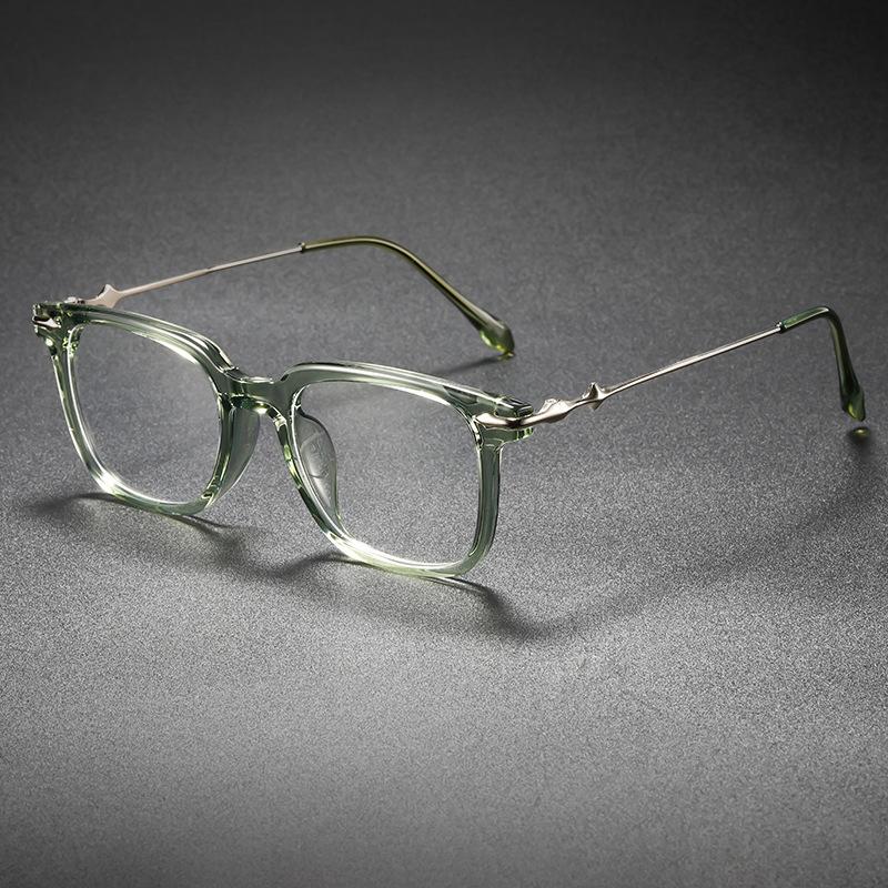 Men's and Women's Fashionable Blue Light Blocking Glasses Square Oversized Fashion Glasses High-Definition Computer Glasses