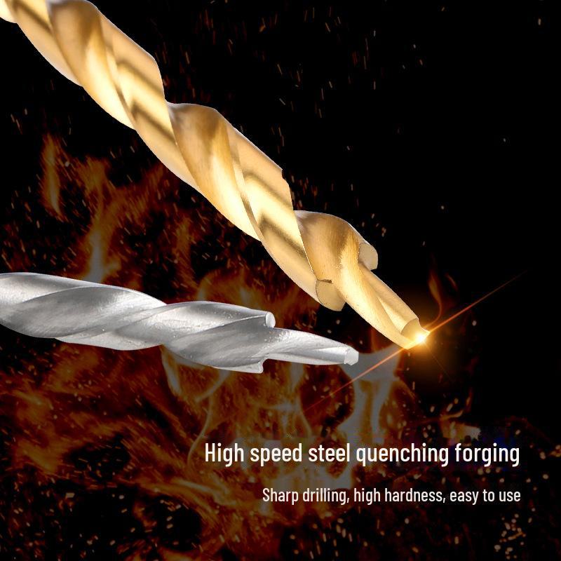 9mm HSS Woodworking Step Drill Bit for Oblique Holes, 9.5mm Hex Shank