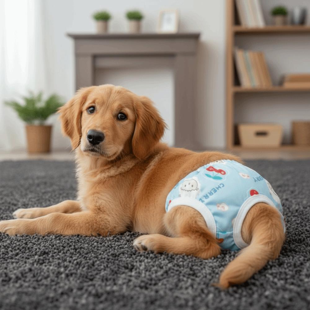 Breathable Pet Physiological Pants Adjustable Dog Sanitary Pants Washable Dog Diapers  Daily Wear