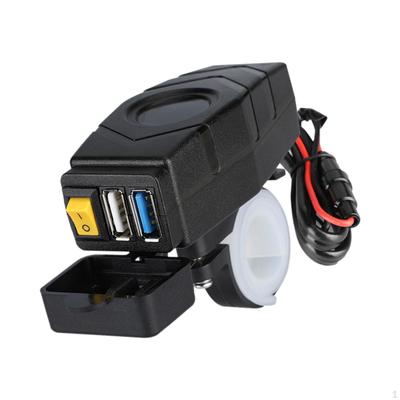 Interruttore di accensione/spegnimento per caricabatterie per telefono, accessori per ciclismo, antipolvere, bici elettrica, USB