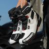 Casual Outdoor Men Motorcycle Boots Breathable Protect Rider Road Racing Sports Gear Rubber Sole Reflective Motorbike Shoes