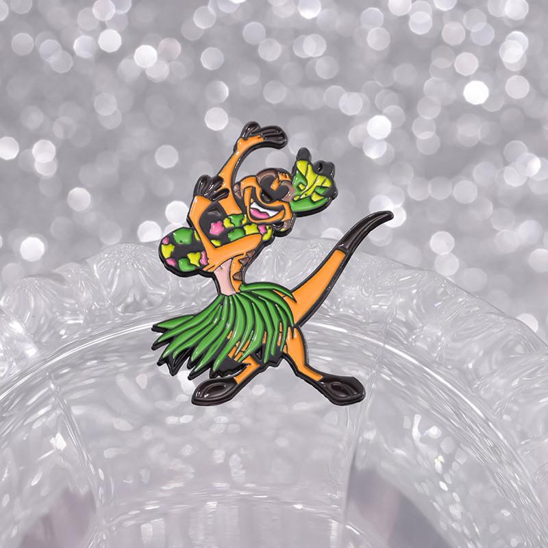 Unique Cartoon Animal Brooch In Alloy Material For Stylish Unisex Decoration In 2024 Summer Fashion