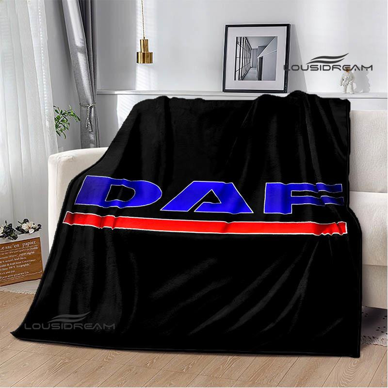 3D DAF truck Retro printed blankets picnic blanket Warm Flannel blankets Soft and comfortable blanket bed linings Birthday Gift