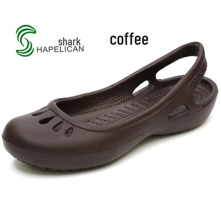 Women's Closed-Toe Garden Sandals: Summer 2025, Lightweight, Non-Slip, Flat Heel, Soft Sole