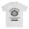 Supernatural Chibi Team T Shirts for Unisex Unisex Pure Cotton Vintage TShirt Round Collar  Tees Short Sleeve Tops 4XL 5XL 6XL