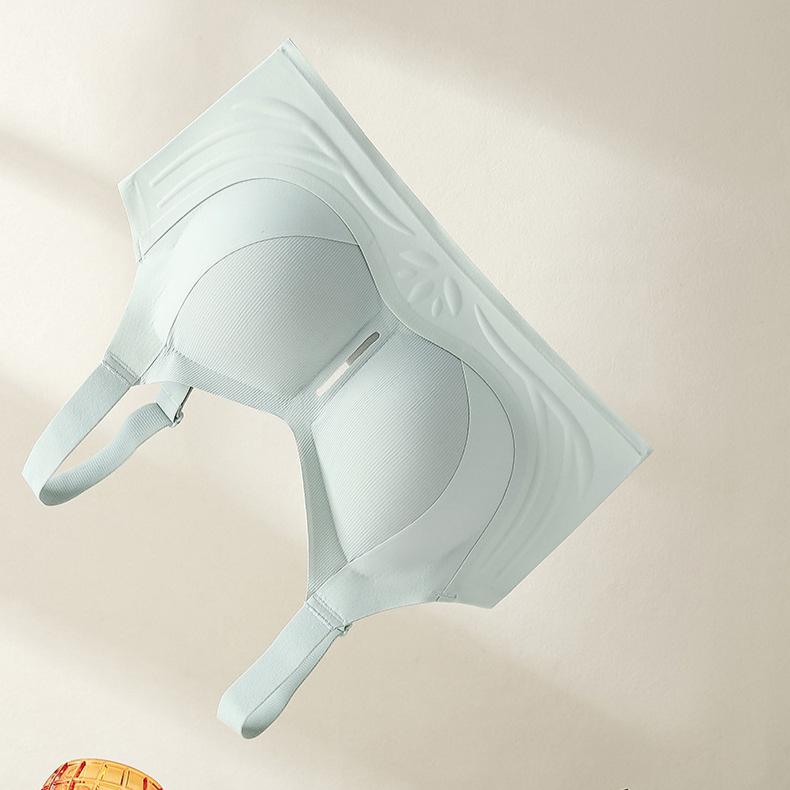 Seamless Lingerie Women's Gathering Bra Breast Retraction Anti-sagging Top Support Large-sized Bra Thin Bra Push Up Bra