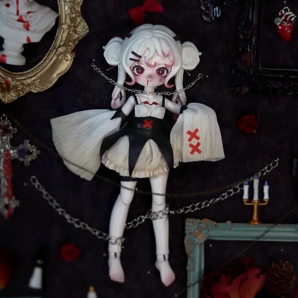In Stock Nyssa Eerie Nightmare Series 1/12 Bjd Movable joint doll Blind Box Mystery Box Kawaii Action Anime Figure Toys Gift