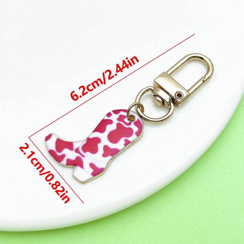 Retro Alloy Denim Boots Keychains & Charms: Unique Women's Accessories