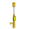 Brass Valve Core Tool for R410A R22 R32 R12 R407 with 1/4 and 5/16 SAE Compatibility and Knurled Grip for Non Slip Operation