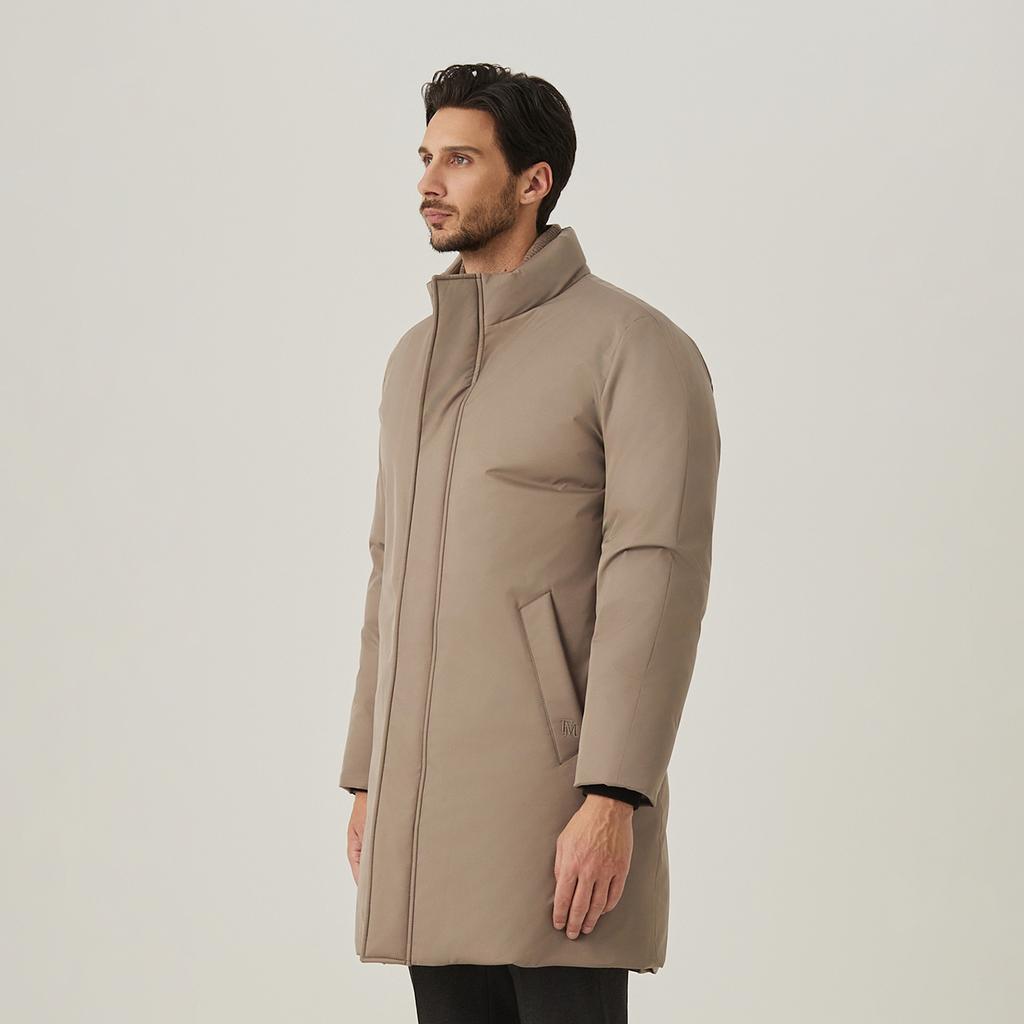 Ferraromilano Goose Down Long Coat Beige (Am0Ect40153)