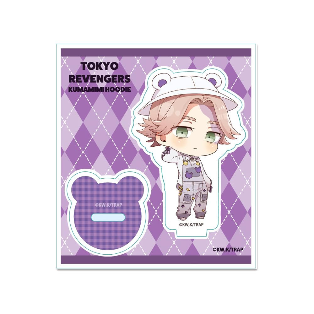 Tokyo Revengers Inui Aomune Petitchoko Mini Acrylic Stand Bear Ears Hoodie Ver.