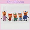 Premium Qualität Russischer Anime Drei Kätzchen Glückliche Katzen Actionfigur Mini Spielzeugpuppen