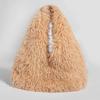 Yogodlns Luxury Fluffy Tote Women Shoulder Bag Lamb Wool Faux Fur Hobo Bags for Winter Large Capacity Shopper Plush Designer Handbags