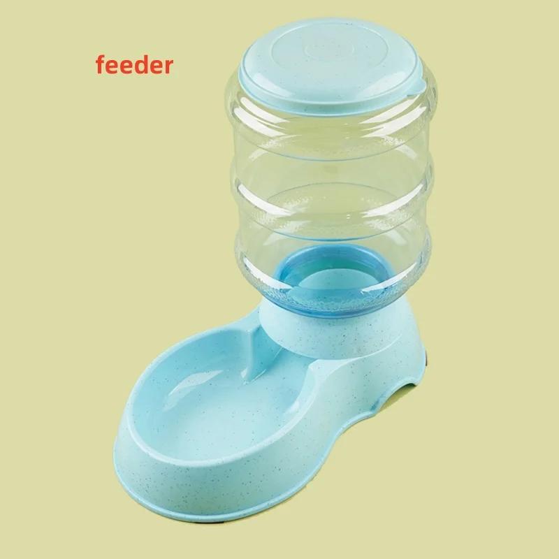 Pet Automatic Feeders Waterer Dog Cat Plastic Drinking Bowl Large Capacity Water Food Dispenser Dog Bowl Home Pets Accessories