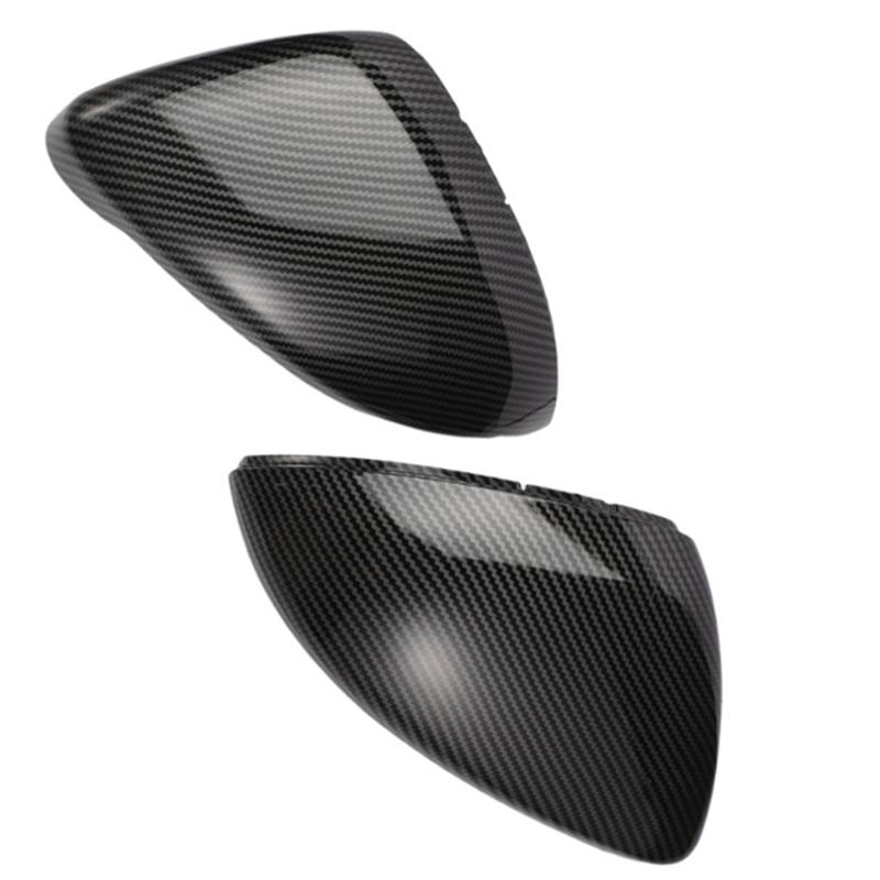 Car Rearview Mirror Cover For Golf 7 2014-2018 5G0 857 537 E 5G0 857 538 E Exterior Rearview Mirror Covers