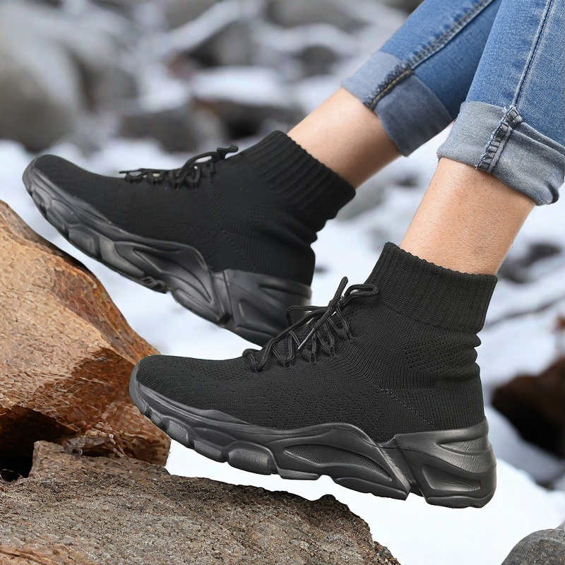 Fashion Long Lace-up Chunky Tennis Woman Woven Original Brand Shoes Black Sneakers Sport Sneekers Maker Snaeaker Resell Importers