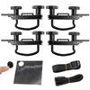 4pcs Metal Car U-Bolt Clips Universal Roof Box Accessories Kit Truck U-Bolt Clips