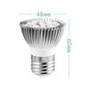 E27 Lamp Bulb Plant Grow Light Bulb Full Spectrum Plant Light Bulb Growing Succulent Pots Light Bulb 18leds