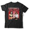 Victoria Beckham Grafik T-Shirt Vintage Stil Spice Girls Mode T-Shirt Unisex