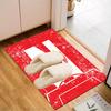 Soccer Player Printed Office Carpet Chair Cushion  Entryway Rug, Rugs for Living Room, Bedroom Christmas gifts