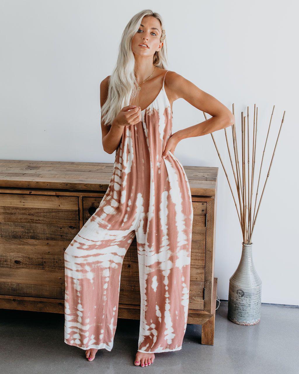 

2025 European & American Women s Sexy Summer Jumpsuit - Printed Wide-Leg Casual Sling Long Pants Medium