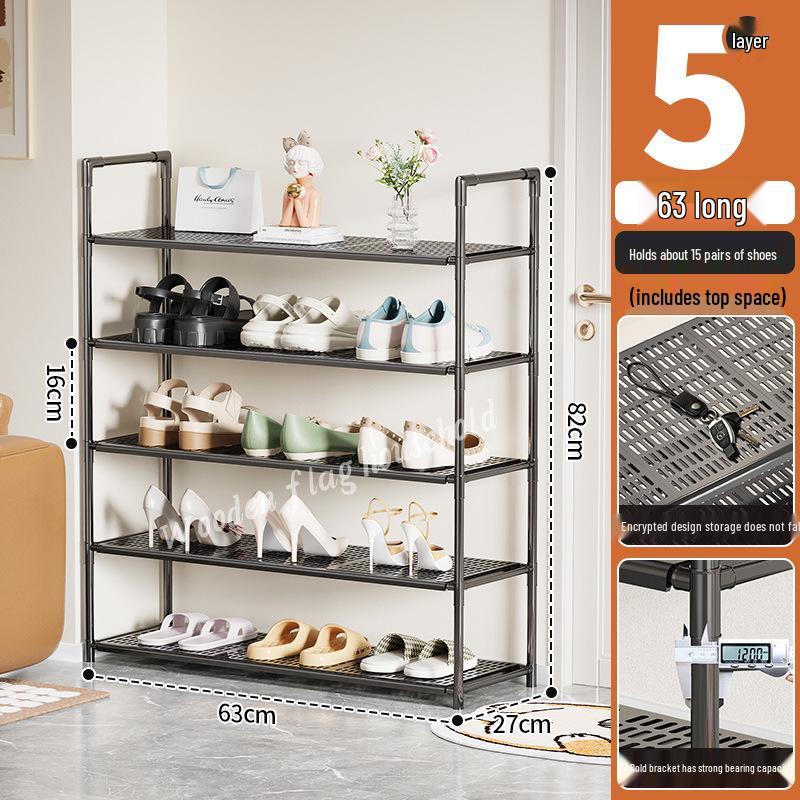 Multi-layer Space-saving Shoe Rack for Dorms and Homes
