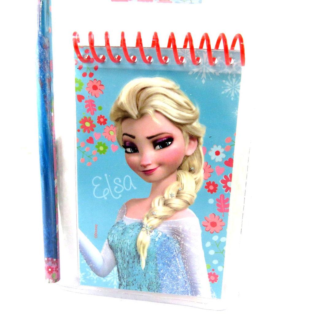 Die Eiskönigin [N6667] - Schreibwaren-Set 'Frozen - Die Eiskönigin' blau (4 Teile)