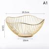 Iron Fruit Basket Fruit Container Bowl Home Creative Drain Display Basket Table Bread Snacks Tray Storage Snacks