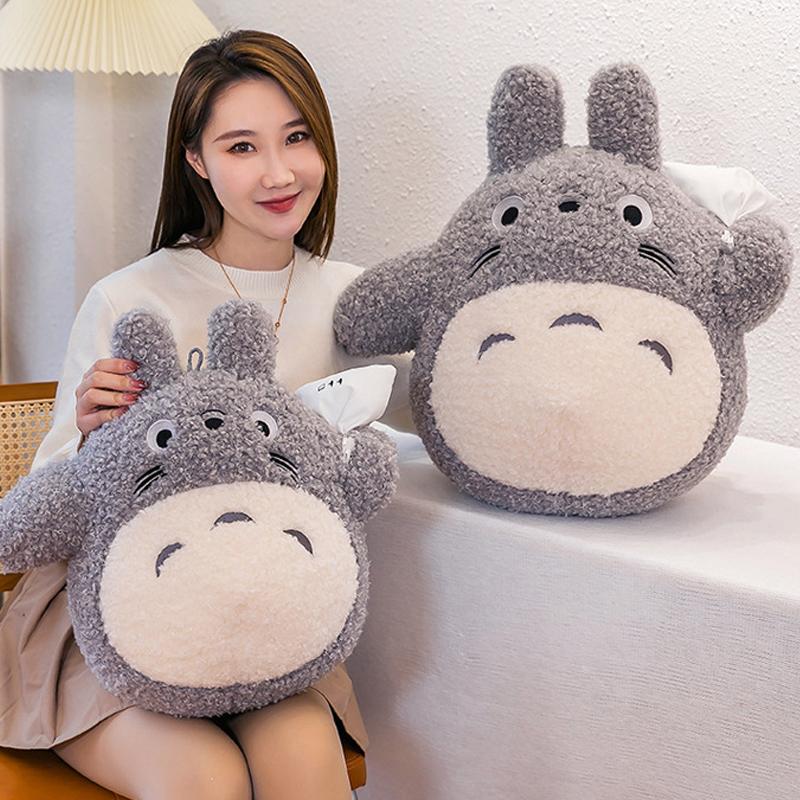 50-70cm My Neighbor Totoro Plush Toy Stuffed Doll Cartoon Cute Anime Star Hug Pillow Gift for Kids Birthday Room Decoration
